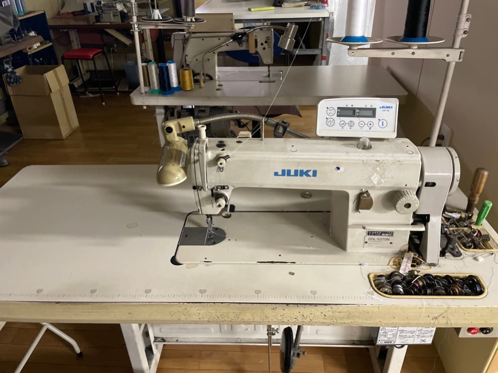 JUKI 工業用ミシン — 縫製の現場